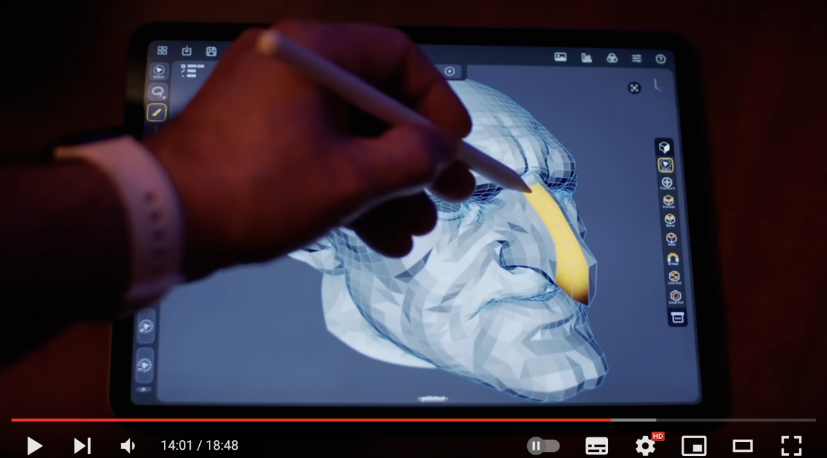 maxxon forger for sculpting and modeling on ipad