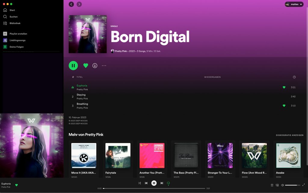 Born Digital on Spotify Cover Design